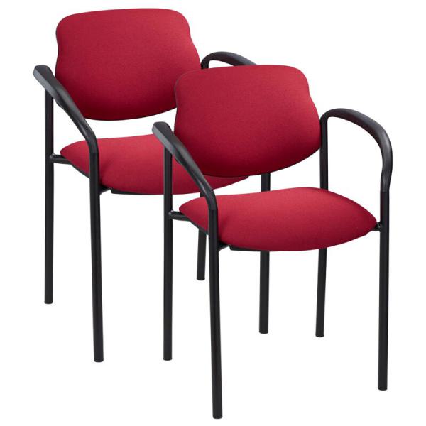 /2er Set Besucherstühle